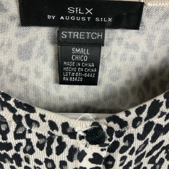 Silx Button Up Cheetah Print Top - Picture 2 of 3